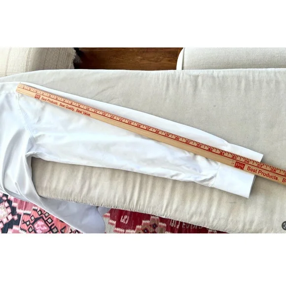 ISAIA Classic 100% Cotton White Dress Shirt - 17/43 - Picture 9 of 9